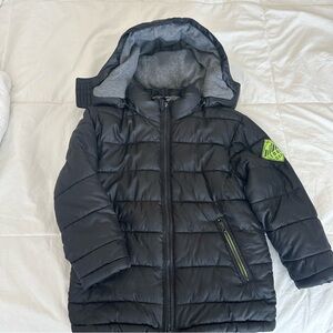GAP Kids Black and Gray Puffer Jacket